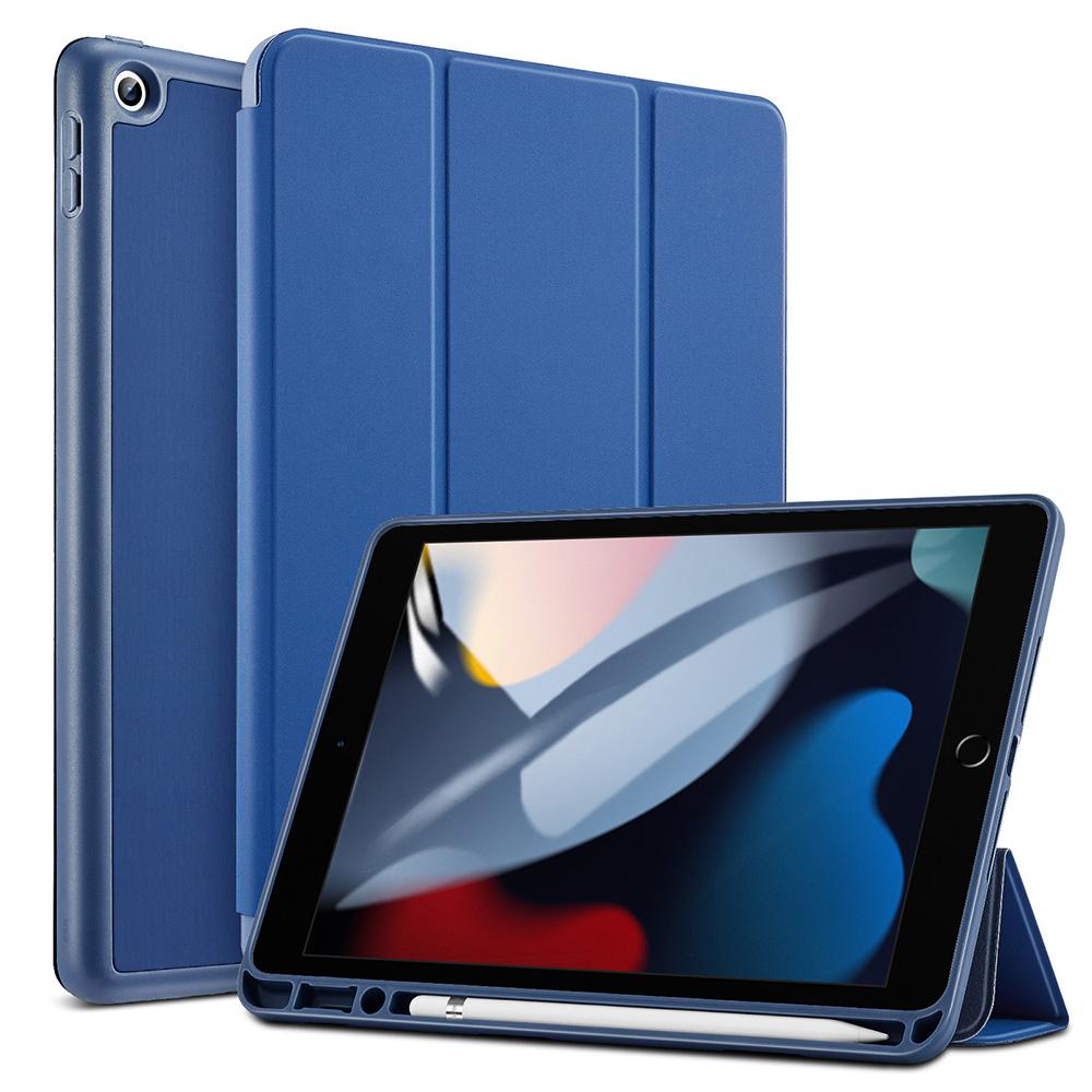 ESR Rebound Series Trifold Stand Smart Case for iPad 10.2 (2021)/(2020)/(2019),PU Leather+Soft TPU Back Shockproof Cover with Pen Holder Navy Blue
ESR Rebound Series Trifold Stand Smart Case for iPad 10.2 (2021)/(2020)/(2019),PU Leather+Soft TPU Back Shockproof Cover with Pen Holder Navy Blue