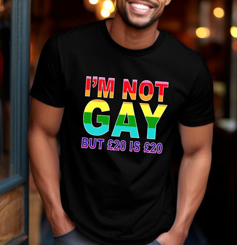 Я не гей, але 20 фунтів - це 20 фунтів Смішна футболка Подарунок для нього Жарт про гордість Квір ЛГБТК+ Топ 4XL
Я не гей, але 20 фунтів - це 20 фунтів Смішна футболка Подарунок для нього Жарт про гордість Квір ЛГБТК+ Топ 4XL