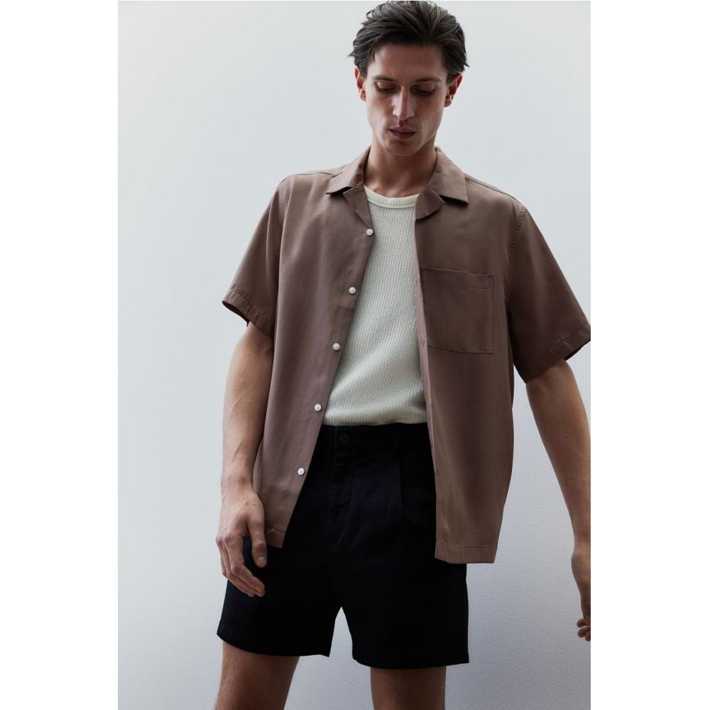 Рубашка HM Regular Fit из лиоцелла, темно-бежевая
Рубашка HM Regular Fit из лиоцелла, темно-бежевая