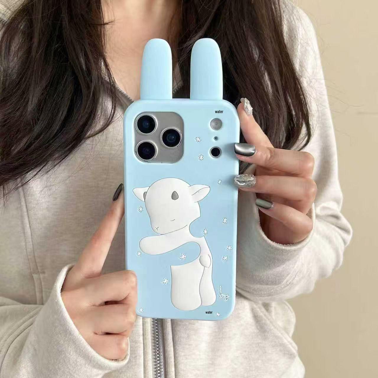 Retro Bunny Ear Sheep iPhone17/16/15/14/13 Pro Max Compatible Phone Case Cover. 15 Pro Max
Retro Bunny Ear Sheep iPhone17/16/15/14/13 Pro Max Compatible Phone Case Cover. 15 Pro Max