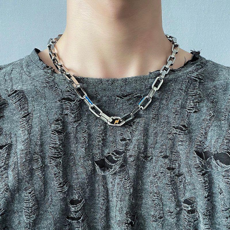 Lightning Titanium Steel Cuban Necklace Men s Fashion Brand All-Matching European Hip Hop Light Luxury Minority Fancy Boys Clavicle Chain Lightning Cuban Necklace 50cm
Lightning Titanium Steel Cuban Necklace Men s Fashion Brand All-Matching European Hip Hop Light Luxury Minority Fancy Boys Clavicle Chain Lightning Cuban Necklace 50cm
