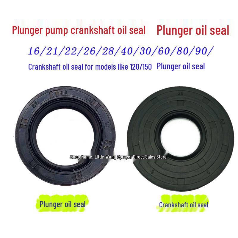 Agricultural 3-Cylinder Sprayer Pump Oil Seal Ring & O-Ring Set Plunger Oil Seal 16/21, 16*26*7mm
Agricultural 3-Cylinder Sprayer Pump Oil Seal Ring & O-Ring Set Plunger Oil Seal 16/21, 16*26*7mm
