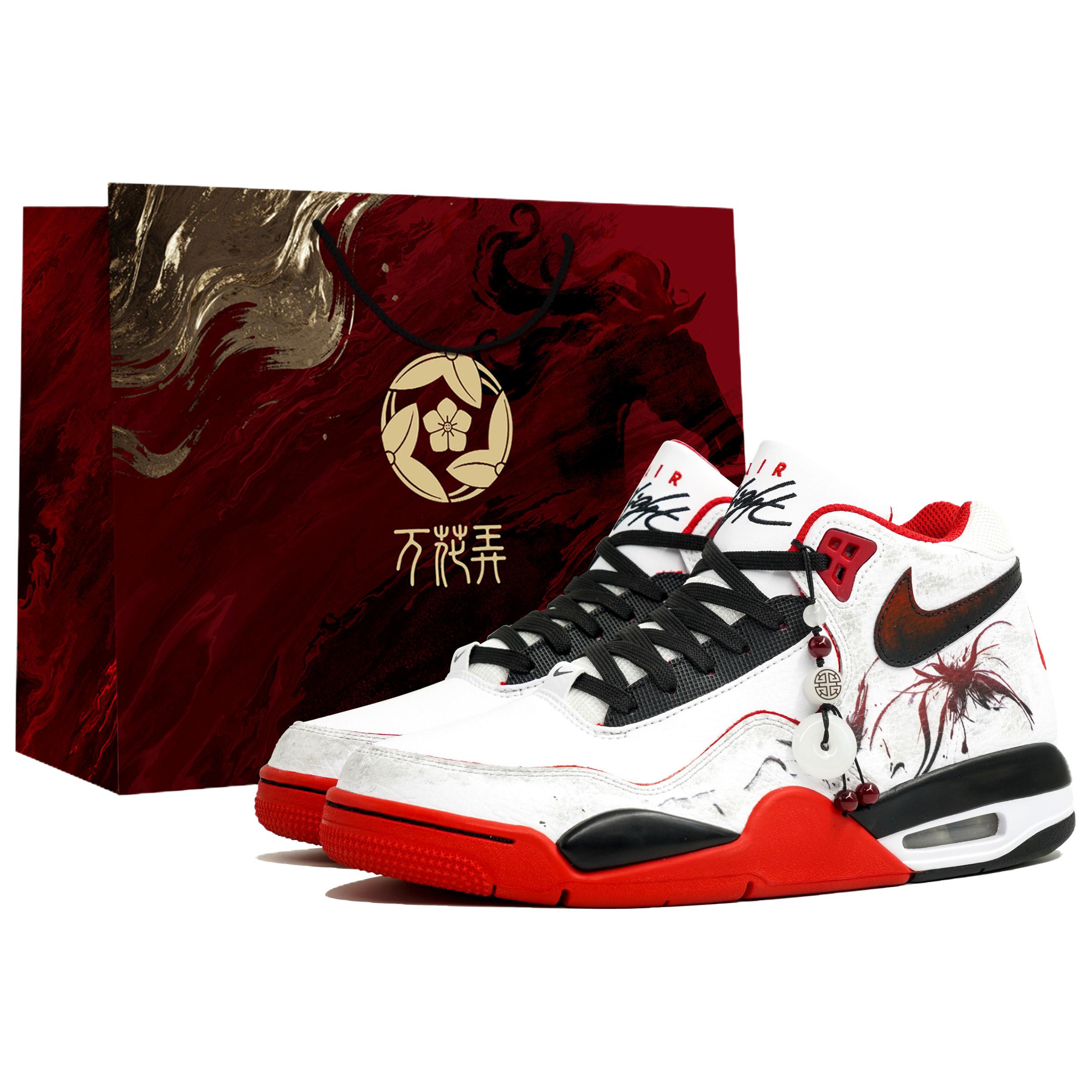 Nike Flight Legacy Wan Hua Nong, Phoenix Tail Iris, Shopping Bag Abrasion Resistant Mid top Vintage Basketball Shoes BQ4212-100(Team113-S-BOX) 40.5
Nike Flight Legacy Wan Hua Nong, Phoenix Tail Iris, Shopping Bag Abrasion Resistant Mid top Vintage Basketball Shoes BQ4212-100(Team113-S-BOX) 40.5