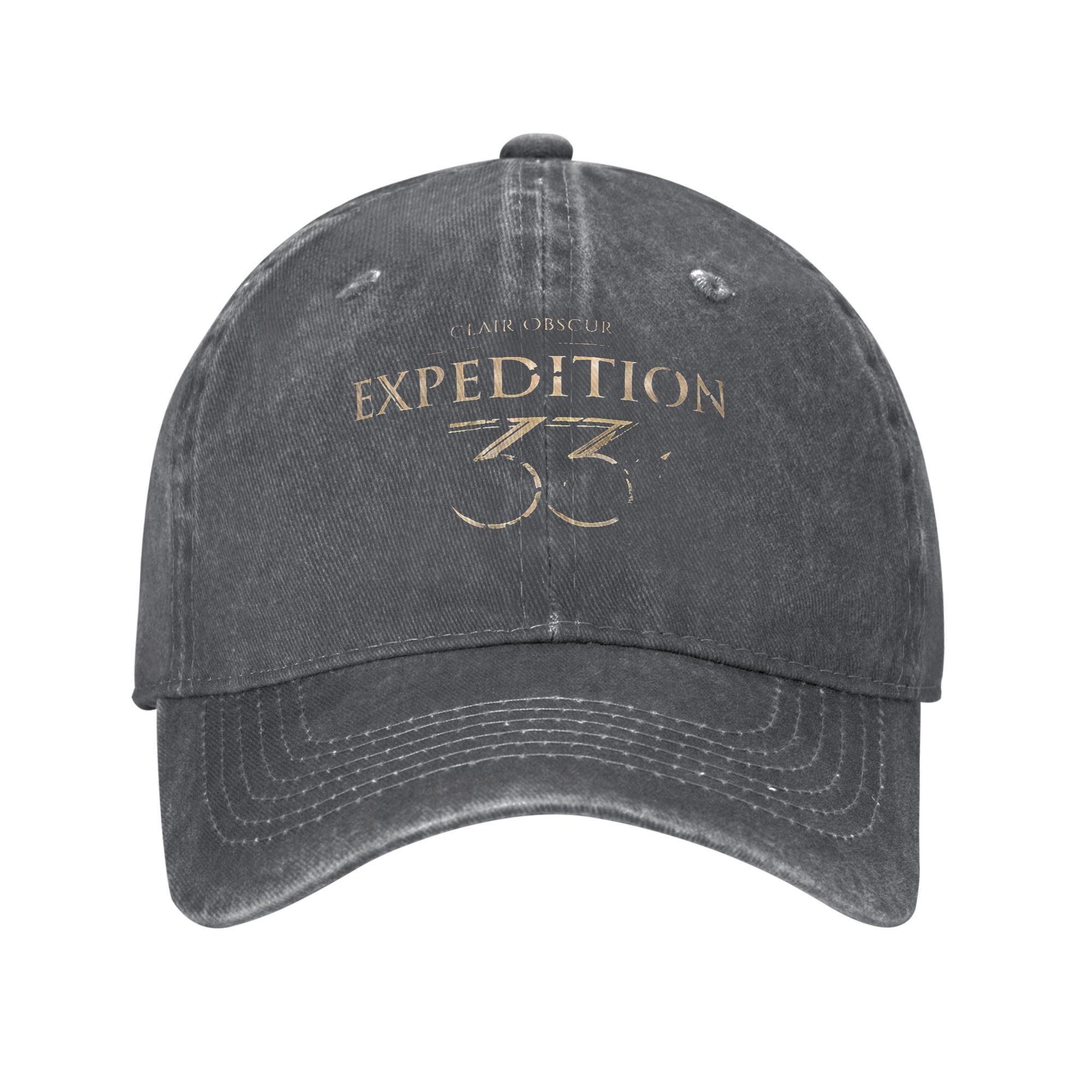 Unisex Clair Obscur: Expedition 33 Video game Logo Printed Hat Vintage Distressed Denim Baseball Cap Adjustable as shown темно-сірий
Unisex Clair Obscur: Expedition 33 Video game Logo Printed Hat Vintage Distressed Denim Baseball Cap Adjustable as shown темно-сірий