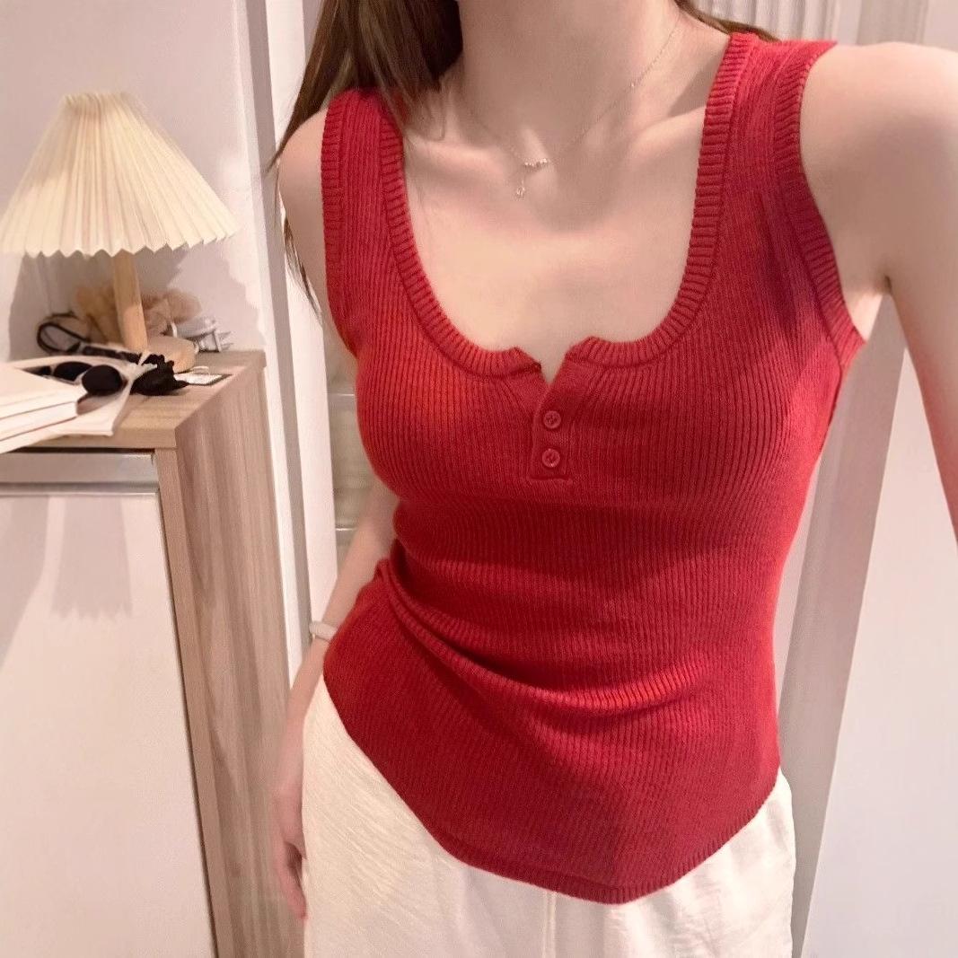 Chic 2025 Women s Solid Color Sleeveless Tank Top One Size (Recommended for up to 125 jin)
Chic 2025 Women s Solid Color Sleeveless Tank Top One Size (Recommended for up to 125 jin)