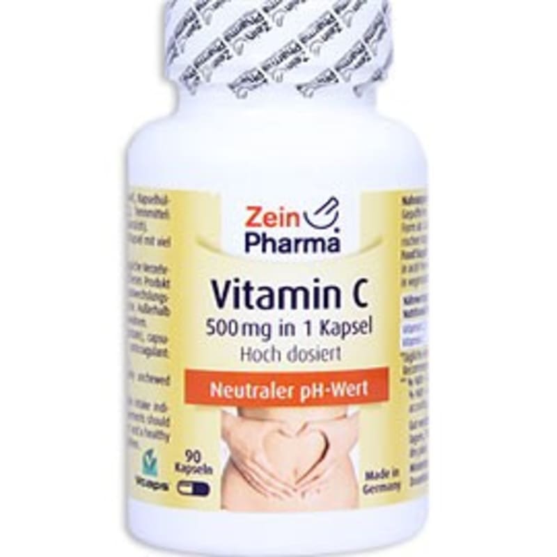 Zein Pharma Vitamin C gepuffert 90 capsules
Zein Pharma Vitamin C gepuffert 90 capsules