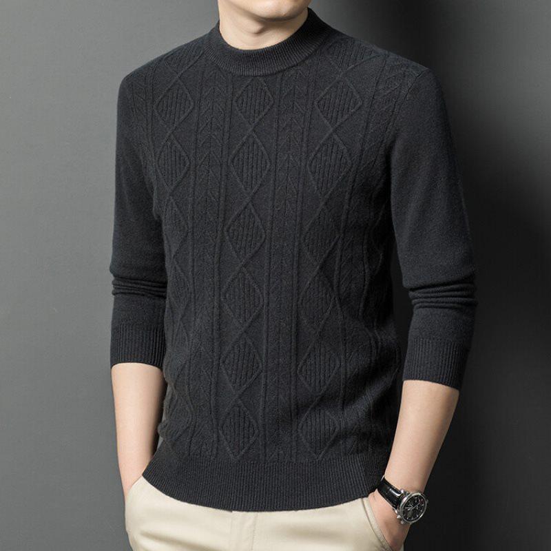 Men s 100% Wool Round Neck Cable Knit Sweater - Thickened Warm Pullover for Autumn/Winter (2025 Edition) 165
Men s 100% Wool Round Neck Cable Knit Sweater - Thickened Warm Pullover for Autumn/Winter (2025 Edition) 165