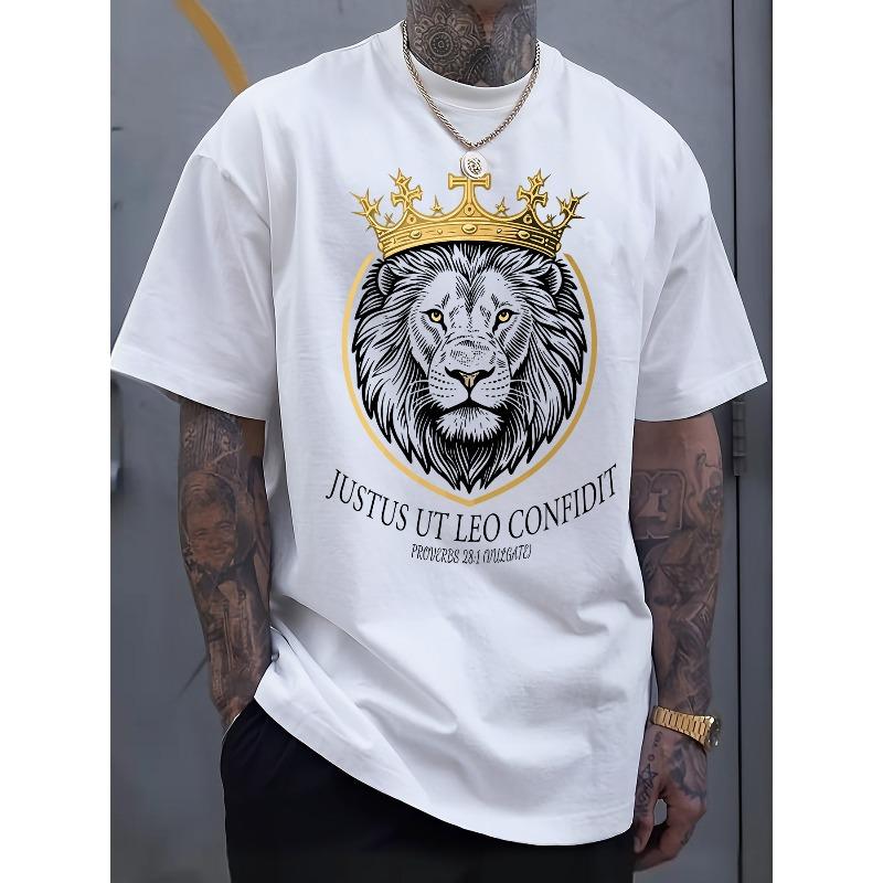 European sizes Men S Plus Size Short Sleeved T-shirt - Summer, Letter Pattern, Men S Trendy Fashion Top, Letter Pattern Print, Regular Round Neck 4XL білий
European sizes Men S Plus Size Short Sleeved T-shirt - Summer, Letter Pattern, Men S Trendy Fashion Top, Letter Pattern Print, Regular Round Neck 4XL білий