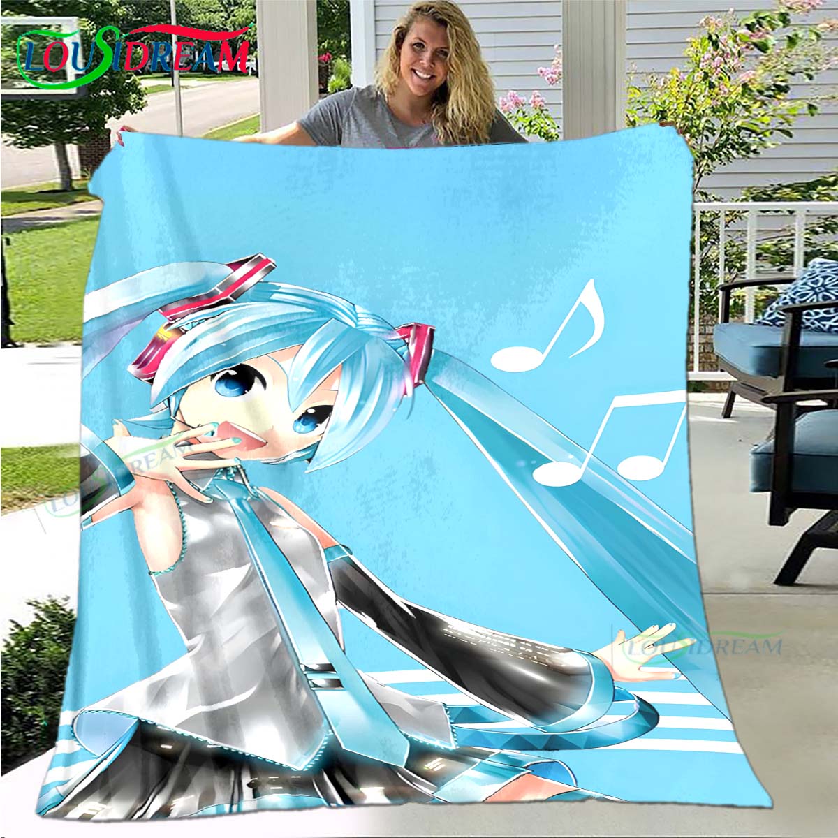 Hot Cartoon Virtual Singer H-Hatsune-Miku Blanket Flannel Throw Blanket for Home Bed Sofa Picnic Office Hiking Leisure Nap Gift 30x40in
Hot Cartoon Virtual Singer H-Hatsune-Miku Blanket Flannel Throw Blanket for Home Bed Sofa Picnic Office Hiking Leisure Nap Gift 30x40in