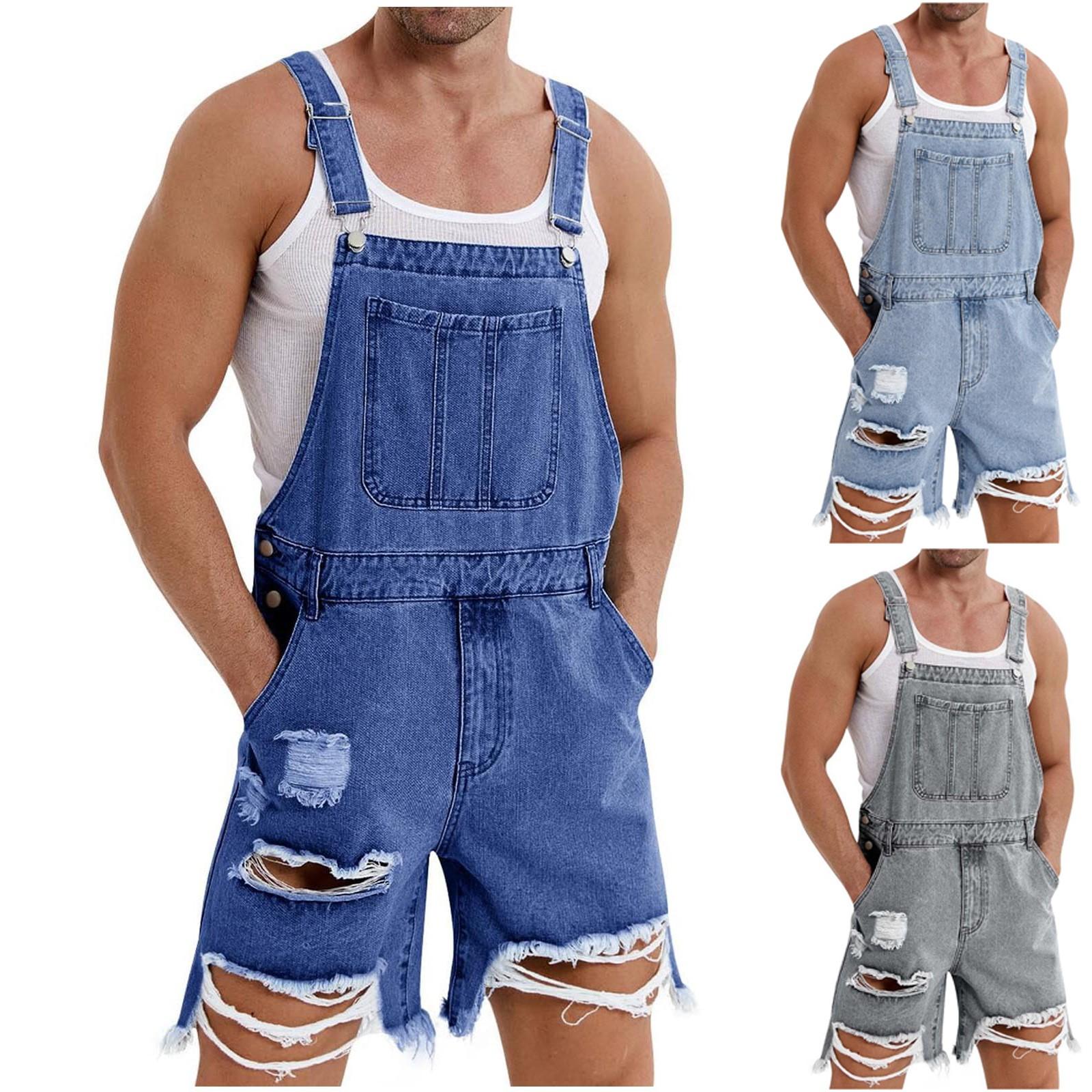 Men s Fashion Solid V-Neck Button Pocket Wash Water Denim Adjustable Short Strap Jumpsuit L темно-синього кольору
Men s Fashion Solid V-Neck Button Pocket Wash Water Denim Adjustable Short Strap Jumpsuit L темно-синього кольору