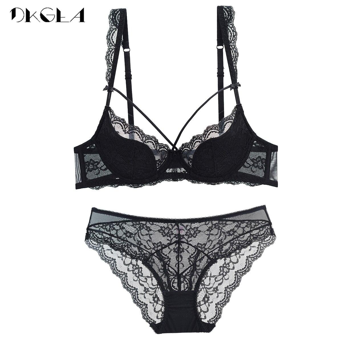 DKGEA тонкий бюстгальтер повязки сексуальный комплект женского кружевного нижнего белья плюс размер 70A чёрный
DKGEA тонкий бюстгальтер повязки сексуальный комплект женского кружевного нижнего белья плюс размер 70A чёрный