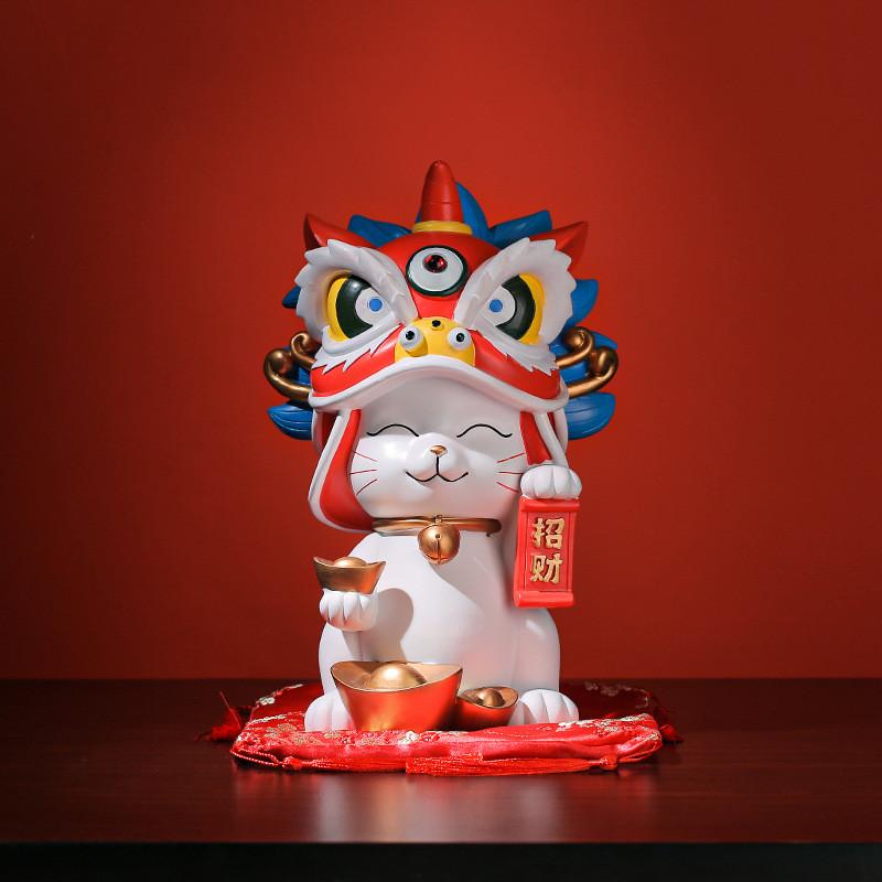 Запретный город танец льва Lucky Cat смола домашний декор, подарки к открытию магазина, практичные и богатые, культурные и творческие подарки
Запретный город танец льва Lucky Cat смола домашний декор, подарки к открытию магазина, практичные и богатые, культурные и творческие подарки