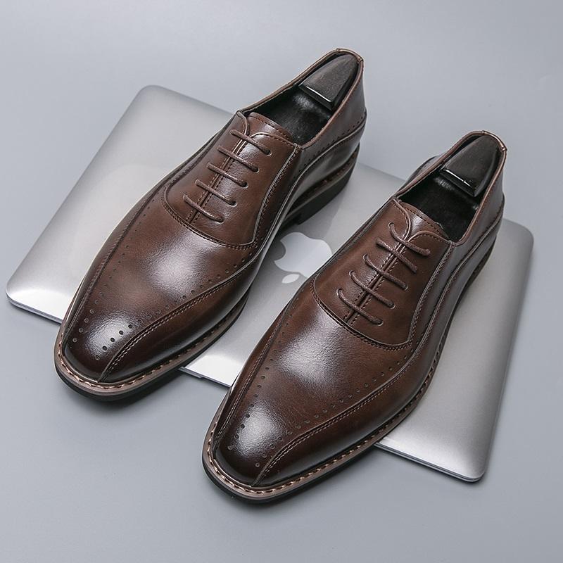 British Gentleman New Formal Dress Shoes For Men Retro Design Lace Up Oxfords Party Wedding Homecoming Footwear 46 коричневий
British Gentleman New Formal Dress Shoes For Men Retro Design Lace Up Oxfords Party Wedding Homecoming Footwear 46 коричневий