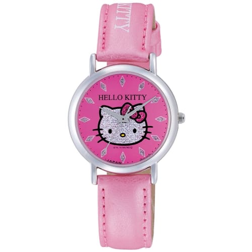 Citizen Q&Q Women s Analog Hello Kitty Watch with Waterproof Leather Strap, Made in Japan, 0009N002, Pink
Citizen Q&Q Women s Analog Hello Kitty Watch with Waterproof Leather Strap, Made in Japan, 0009N002, Pink
