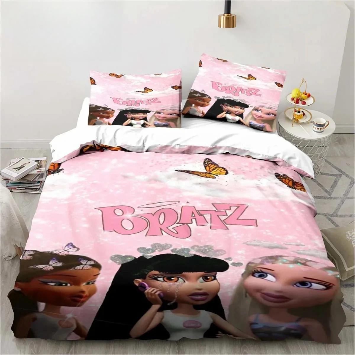 Мультяшний B-Bratz 3D-принт Каваї Дівчата Постільна білизна Односпальний Двоспальний Повний Королівський Розмір Комплект для ліжка Дорослий Дитина Дівчата Спальня Постільна білизна Подарунок EU Single(135*200cm)3pcs
Мультяшний B-Bratz 3D-принт Каваї Дівчата Постільна білизна Односпальний Двоспальний Повний Королівський Розмір Комплект для ліжка Дорослий Дитина Дівчата Спальня Постільна білизна Подарунок EU Single(135*200cm)3pcs