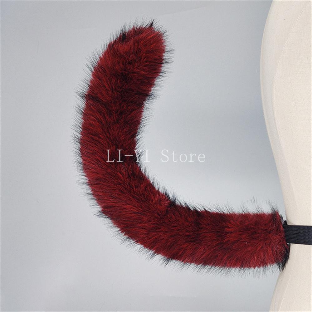 55Cm Furry Wolf Tail Artificial Animal Tail Anime Comic-Con Party Costume Accessories Dog Tails Stage Halloween Cosplay Prop about 55cm
55Cm Furry Wolf Tail Artificial Animal Tail Anime Comic-Con Party Costume Accessories Dog Tails Stage Halloween Cosplay Prop about 55cm