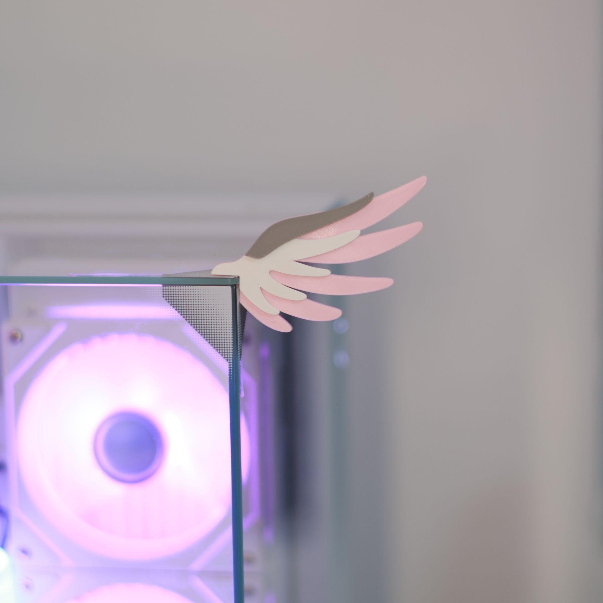 2PCS Pink/Yellow Wings E-Sports Room Decorative Ornaments Abstract Office Display Easy to Disassemble Gaming Room Accessories рожевий
2PCS Pink/Yellow Wings E-Sports Room Decorative Ornaments Abstract Office Display Easy to Disassemble Gaming Room Accessories рожевий