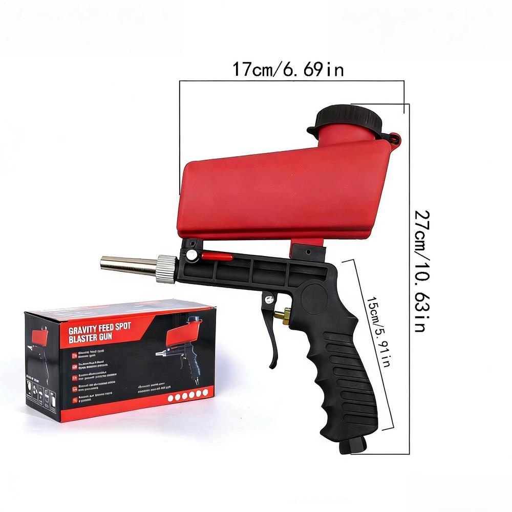Sand Blasting Tool Handheld Small Adjustable Hand Tools Powder Sand Blasting Spray Tool For Walnut Shell Soda Stain Rust Powder червоний
Sand Blasting Tool Handheld Small Adjustable Hand Tools Powder Sand Blasting Spray Tool For Walnut Shell Soda Stain Rust Powder червоний