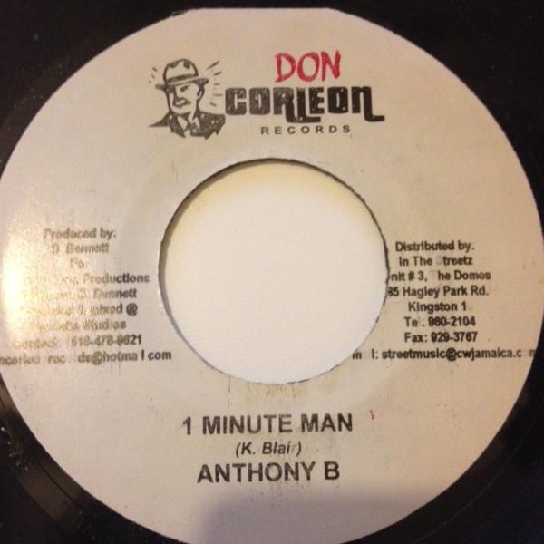 7inch Record ANTHONY B / MUNGA - 1 Minute Man / Bad Like I NONE Don Corleon Rec 2005 Jamaica Reggae, Ska & Dub Used
7inch Record ANTHONY B / MUNGA - 1 Minute Man / Bad Like I NONE Don Corleon Rec 2005 Jamaica Reggae, Ska & Dub Used
