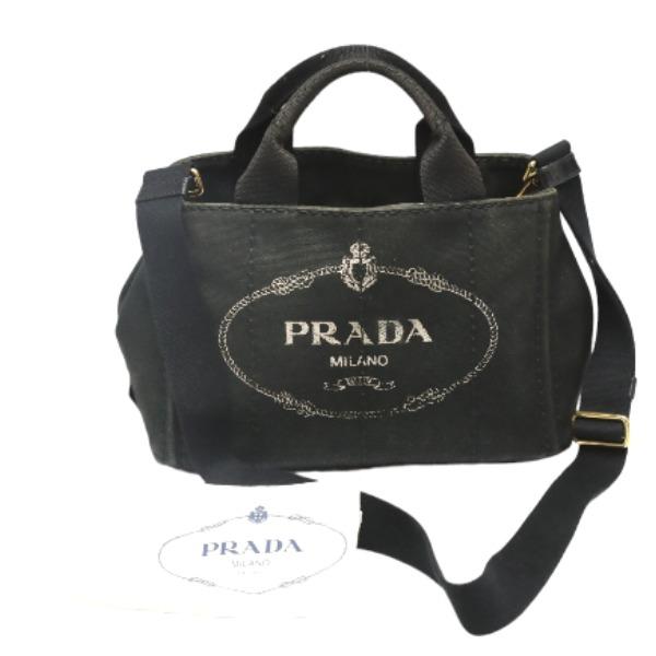 PRADA Canapa mini Tote Bag denim black Women 1BG439 Used
PRADA Canapa mini Tote Bag denim black Women 1BG439 Used