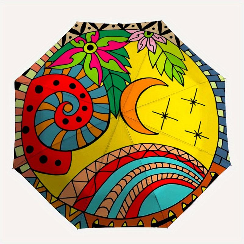 1pc Mandala Artwork Automatic Opening/closing Umbrella with Auto Open/Close, Perfect Gift for Friends, Durable Plastic Handle yy250801148
1pc Mandala Artwork Automatic Opening/closing Umbrella with Auto Open/Close, Perfect Gift for Friends, Durable Plastic Handle yy250801148