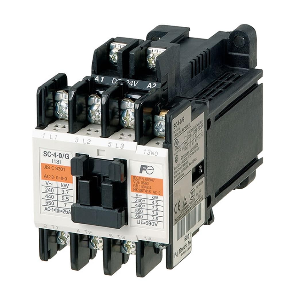 Fuji Electric Standard Electromagnetic Contactor Case Coverless Coil DC24V 1b SC-4-0/G
Fuji Electric Standard Electromagnetic Contactor Case Coverless Coil DC24V 1b SC-4-0/G