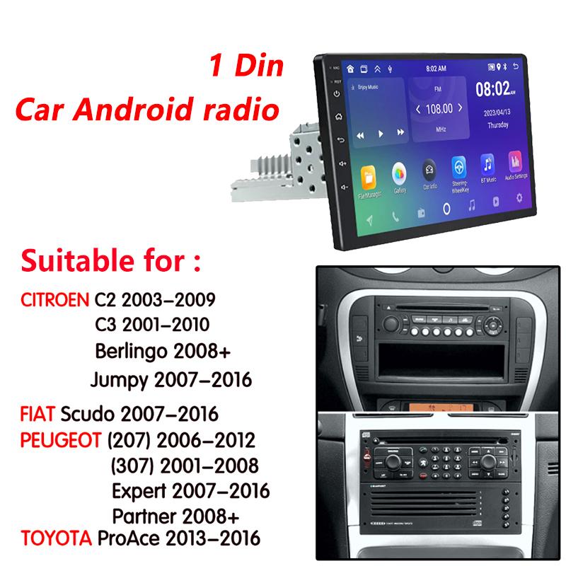 1 Din Android Car Radio for Citroen C2 C3 2001-2010 Radio Stereo 4G CarPlay GPS Navigation Multimedia Video Player Head Unit
1 Din Android Car Radio for Citroen C2 C3 2001-2010 Radio Stereo 4G CarPlay GPS Navigation Multimedia Video Player Head Unit