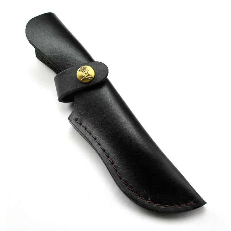 Swayboo 1PCS Black Universal Fixed Black Knife Leather Case Cowhide Material Hunting Knife Holder Tool Accessories with Buckle чорний 
Swayboo 1PCS Black Universal Fixed Black Knife Leather Case Cowhide Material Hunting Knife Holder Tool Accessories with Buckle чорний