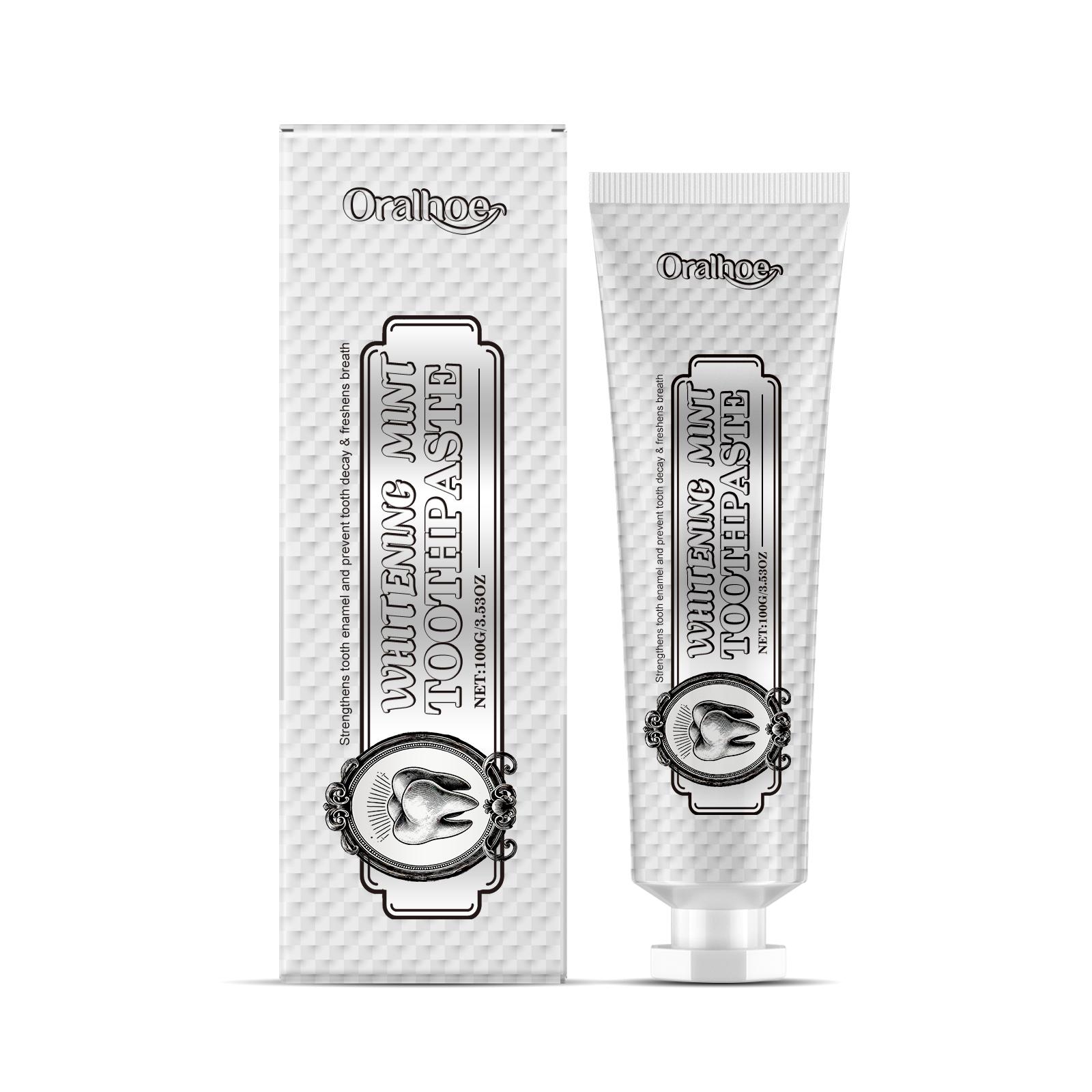 Oralhoe Мятная свежесть зубная паста мягкое удаление зубного камня пятен запаха уход за полостью рта
Oralhoe Мятная свежесть зубная паста мягкое удаление зубного камня пятен запаха уход за полостью рта