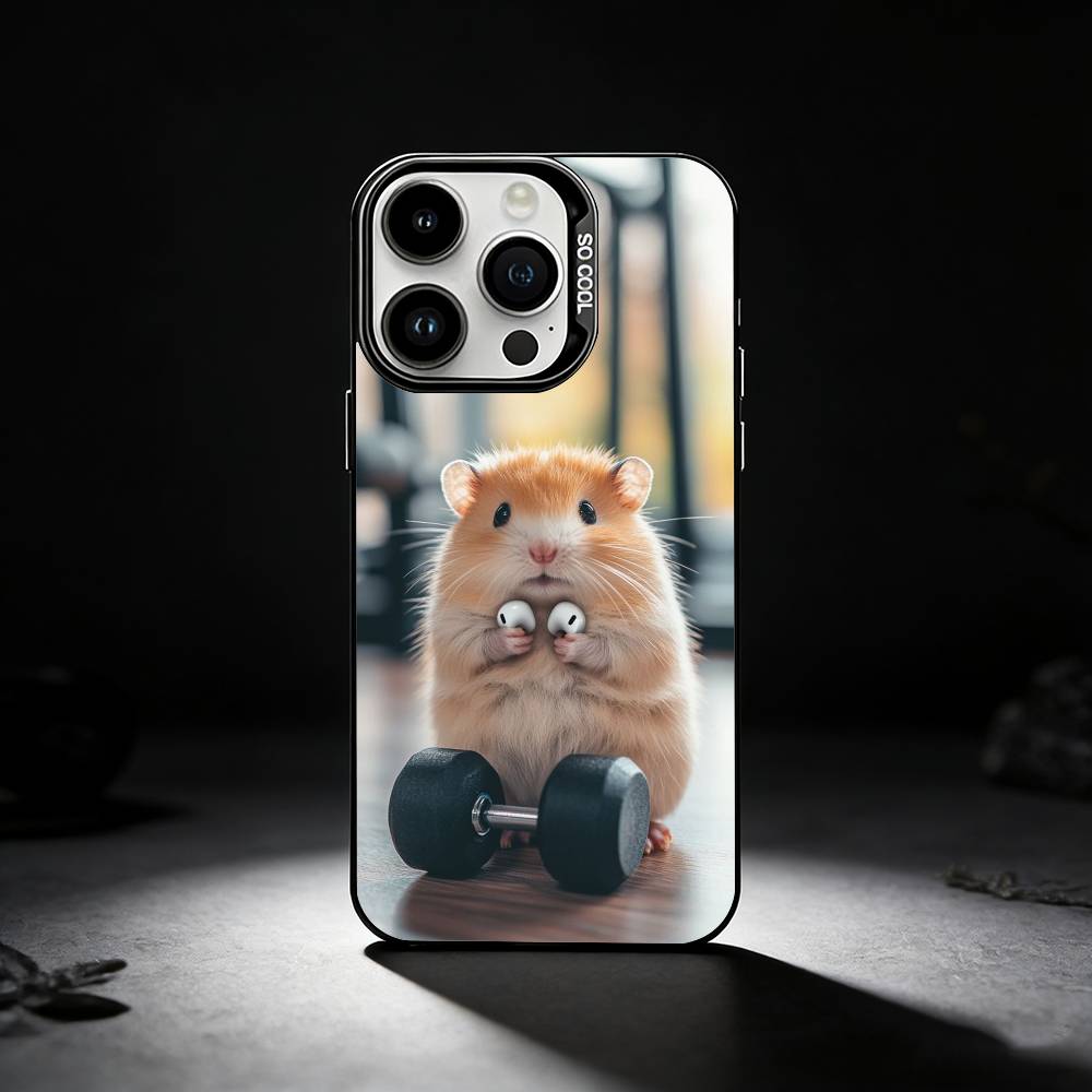 Cute Gym Hamster Phone Case For iPhone 17,16,15,14,13,12,11 Plus,Pro Max,XS,Colored silver phone case iPhone15pro
Cute Gym Hamster Phone Case For iPhone 17,16,15,14,13,12,11 Plus,Pro Max,XS,Colored silver phone case iPhone15pro