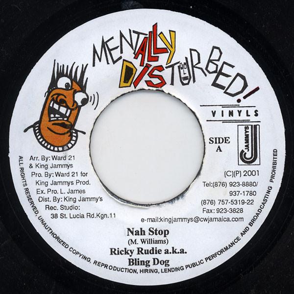 7inch Record RICKY RUDIE - Nah Stop NONE Mentally Distur 2001 Jamaica Reggae, Ska & Dub Used
7inch Record RICKY RUDIE - Nah Stop NONE Mentally Distur 2001 Jamaica Reggae, Ska & Dub Used