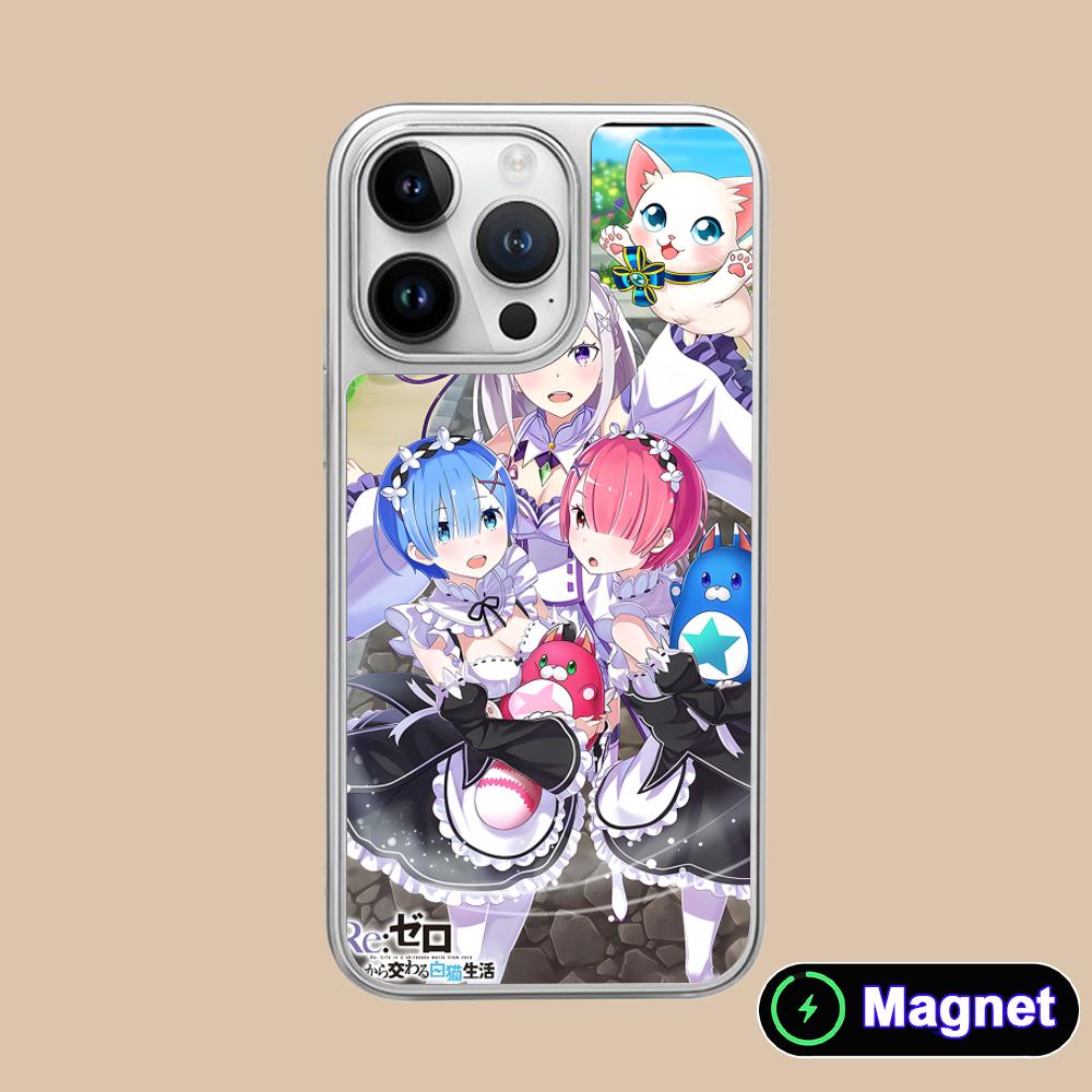 ReZero Rem Ram Silver Plating Magsafe Mobile Phone Case for iPhone 17 16 15 14 13 12 11 Air Pro Max Plus Colorful Cover iPhone 11
ReZero Rem Ram Silver Plating Magsafe Mobile Phone Case for iPhone 17 16 15 14 13 12 11 Air Pro Max Plus Colorful Cover iPhone 11