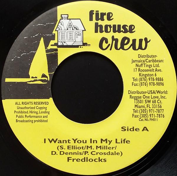 7inch Record FRED LOCKS - I Want You In My Life NONE Firehouse Crew 1997 Jamaica Reggae, Ska & Dub Used
7inch Record FRED LOCKS - I Want You In My Life NONE Firehouse Crew 1997 Jamaica Reggae, Ska & Dub Used