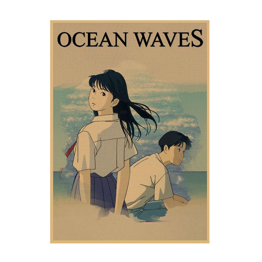 Waves Sound Anime Movie Poster: Retro Kraft Paper Decor for Kids Room 42X29.7cm (A3 size)
Waves Sound Anime Movie Poster: Retro Kraft Paper Decor for Kids Room 42X29.7cm (A3 size)