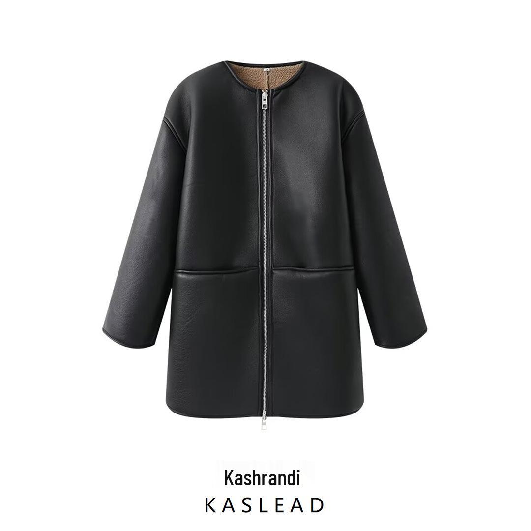 2024 Winter Women s European & American Style Double-Sided Round Neck Long Sleeve Trench Coat Jacket 3548243 Medium чёрный
2024 Winter Women s European & American Style Double-Sided Round Neck Long Sleeve Trench Coat Jacket 3548243 Medium чёрный