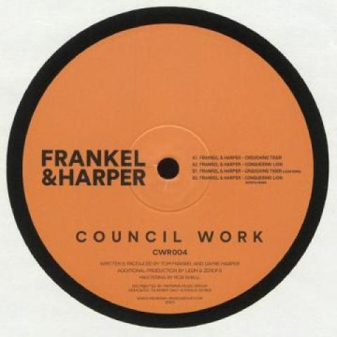 12inch Record FRANKEL & HARPER - Crouching Tiger EP CWR004 Council Work 2020 UK Reggae, Ska & Dub
12inch Record FRANKEL & HARPER - Crouching Tiger EP CWR004 Council Work 2020 UK Reggae, Ska & Dub