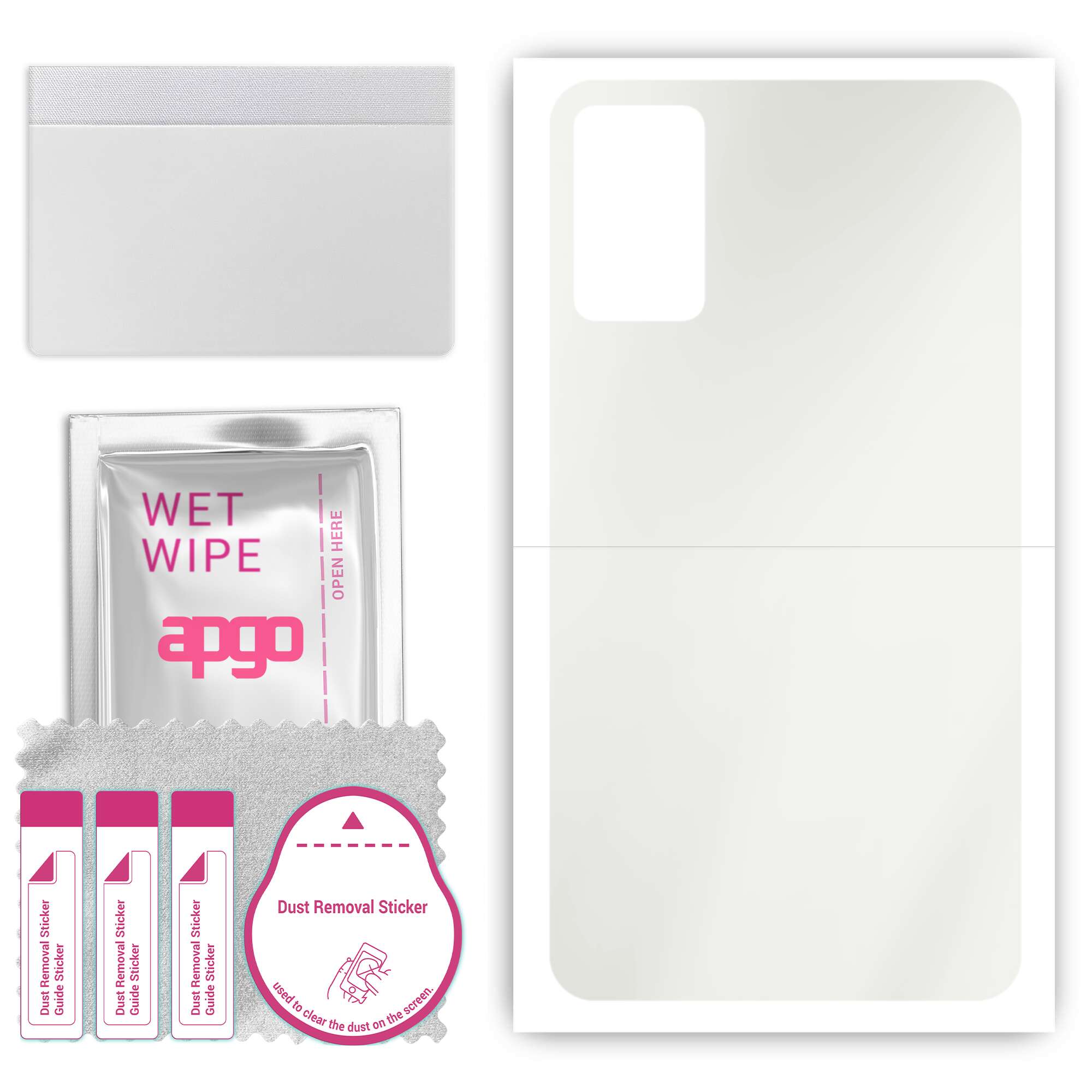 apgo MATTE Protective Skin Sticker for the back compatible with TCL 403, Wrap Film, Hydrogel Film, Flexible, Soft TPU with positioning layer easy inst
apgo MATTE Protective Skin Sticker for the back compatible with TCL 403, Wrap Film, Hydrogel Film, Flexible, Soft TPU with positioning layer easy inst