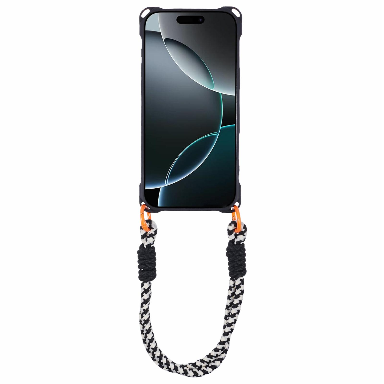 For iPhone 16 Pro Max Case Reinforced Corner Shockproof TPU Phone Cover with Wrist Strap Black
For iPhone 16 Pro Max Case Reinforced Corner Shockproof TPU Phone Cover with Wrist Strap Black