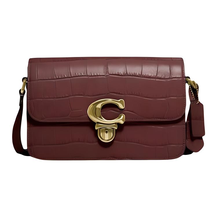 Coach Studio 25 C Flap Crocodile Pattern Leather Crossbody Bag Women Bags Burgundy C6640-B4WN Basic Set (Bag+Dust Bag)
Coach Studio 25 C Flap Crocodile Pattern Leather Crossbody Bag Women Bags Burgundy C6640-B4WN Basic Set (Bag+Dust Bag)