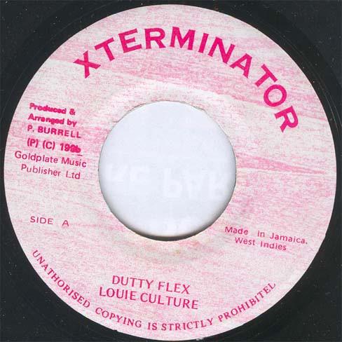 7inch Record LOUIE CULTURE - Dutty Flex NONE XTerminator 1996 Jamaica Reggae, Ska & Dub Used
7inch Record LOUIE CULTURE - Dutty Flex NONE XTerminator 1996 Jamaica Reggae, Ska & Dub Used