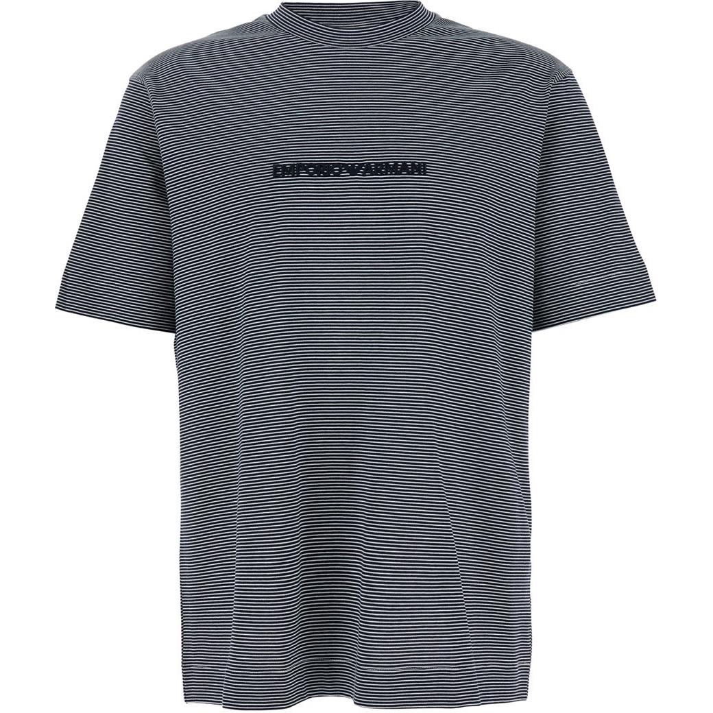 Emporio Armani Striped Letter Round Neck Short Sleeve T-Shirt Men tops Blue EM000824-AF12927-F0088 L
Emporio Armani Striped Letter Round Neck Short Sleeve T-Shirt Men tops Blue EM000824-AF12927-F0088 L