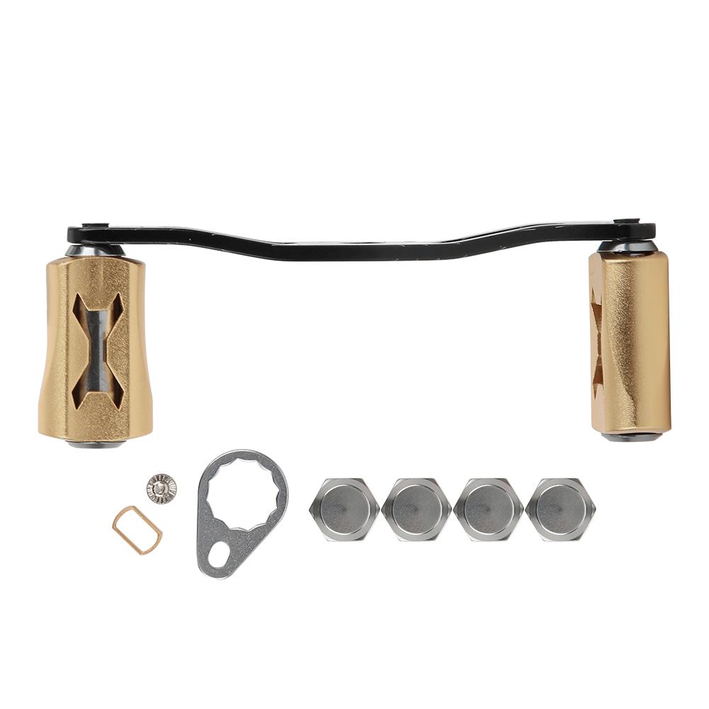 All Metal Strong Toughness Wiredrawing Process Beautiful Elegant Fishing Reel Rocker Arm Modified Accessory Champagne Gold
All Metal Strong Toughness Wiredrawing Process Beautiful Elegant Fishing Reel Rocker Arm Modified Accessory Champagne Gold