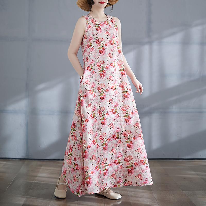 DIMANAF 2025 Women Linen Summer Flower print Dress Casual Ladies Basic Long Dress 8133 2XL
DIMANAF 2025 Women Linen Summer Flower print Dress Casual Ladies Basic Long Dress 8133 2XL