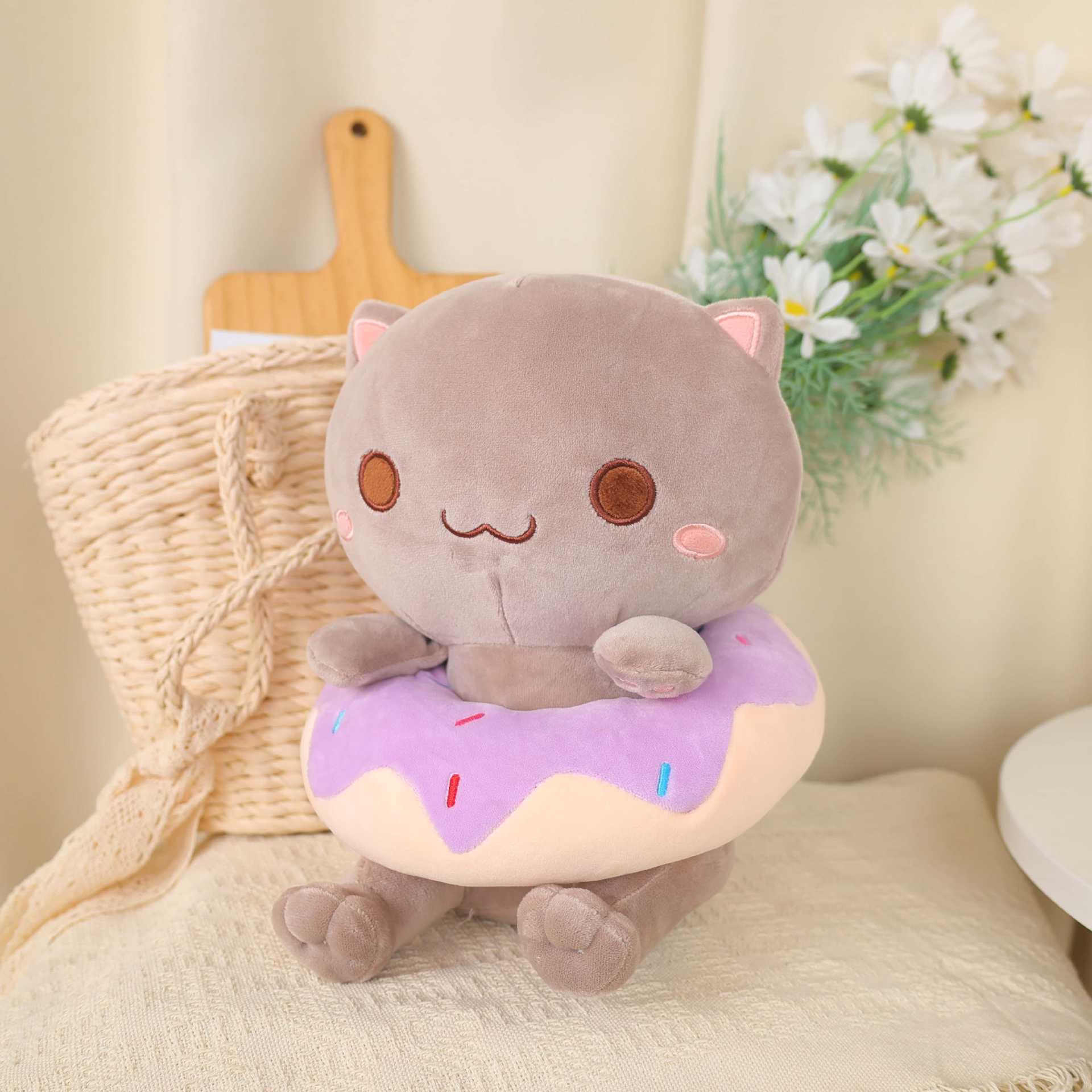 Donut Kitten Cuddles Stuffed Toy Cute Child Girl Birthday Holiday Gift Doll сірий
Donut Kitten Cuddles Stuffed Toy Cute Child Girl Birthday Holiday Gift Doll сірий