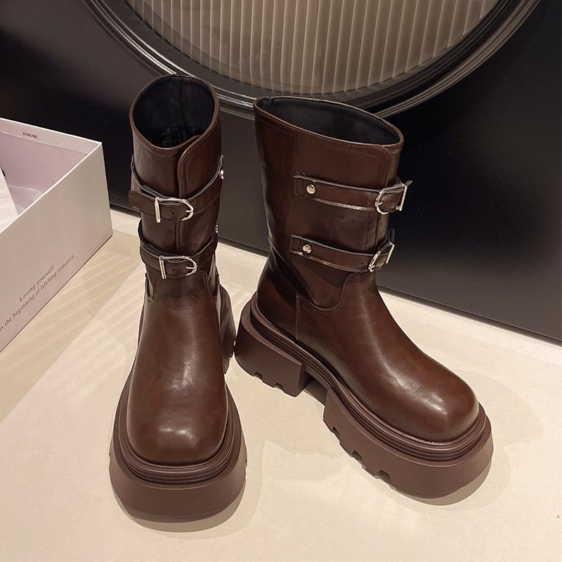 Ankle for Women Flats Platform Fashion Winter New Walking Goth Chelsea Boots Trend Buckle Gladiator Mujer Botas 35
Ankle for Women Flats Platform Fashion Winter New Walking Goth Chelsea Boots Trend Buckle Gladiator Mujer Botas 35