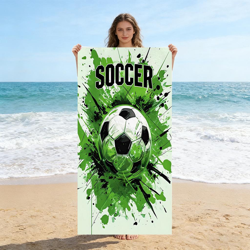 SOCCER Element Beach Towel Quick-drying Super Absorbent Suitable for Beach Vacation Pool Gym Summer Gift for Friends W40*H60(CM)
SOCCER Element Beach Towel Quick-drying Super Absorbent Suitable for Beach Vacation Pool Gym Summer Gift for Friends W40*H60(CM)