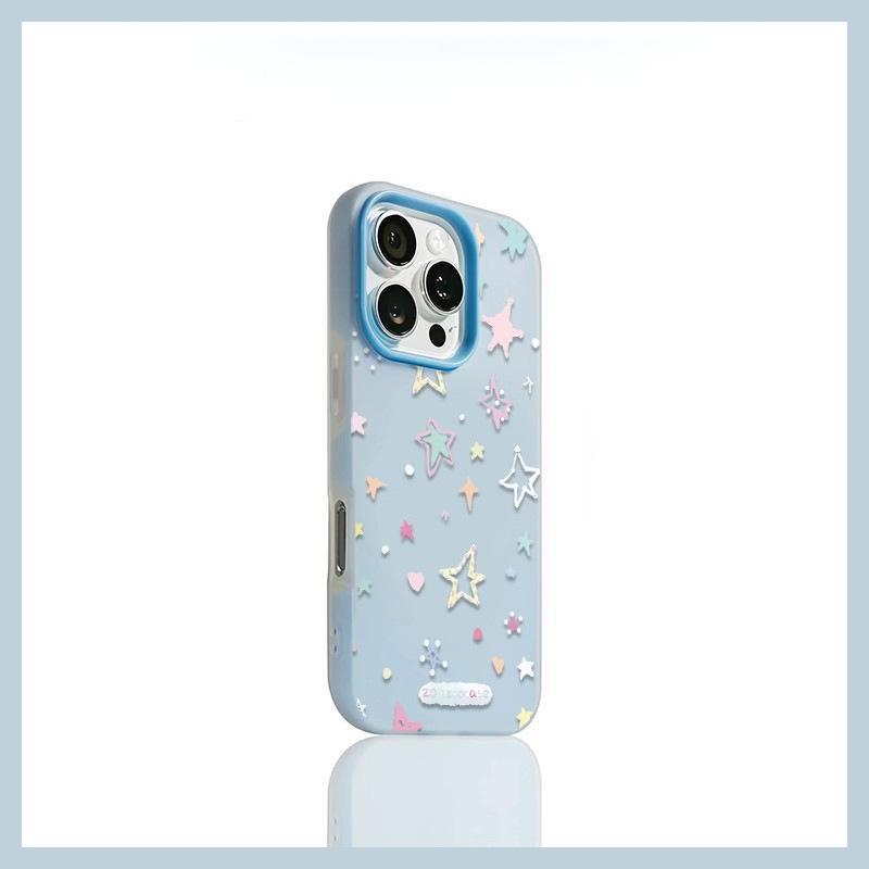 Star Painted Jelly Two-in-One Matte Protective Case for Apple Phone 17/16 Pro Max/15/13 with Large Hole Apple 16 Pro
Star Painted Jelly Two-in-One Matte Protective Case for Apple Phone 17/16 Pro Max/15/13 with Large Hole Apple 16 Pro