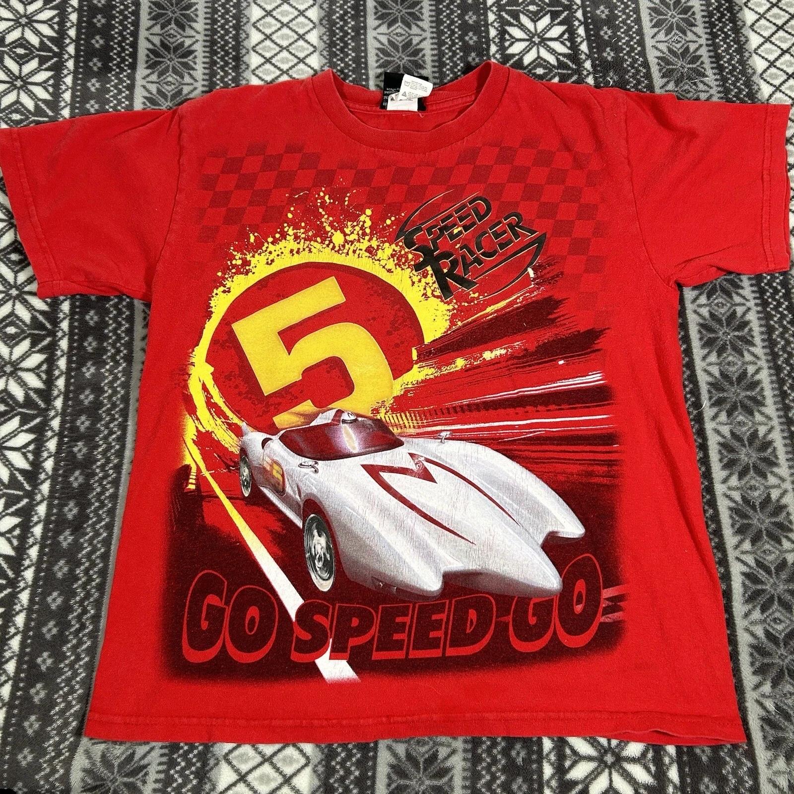 Vintage Y2K Speed Racer Graphic T-shirt 2008 Movie Promo Tee Kids Size 14/16 2XL
Vintage Y2K Speed Racer Graphic T-shirt 2008 Movie Promo Tee Kids Size 14/16 2XL