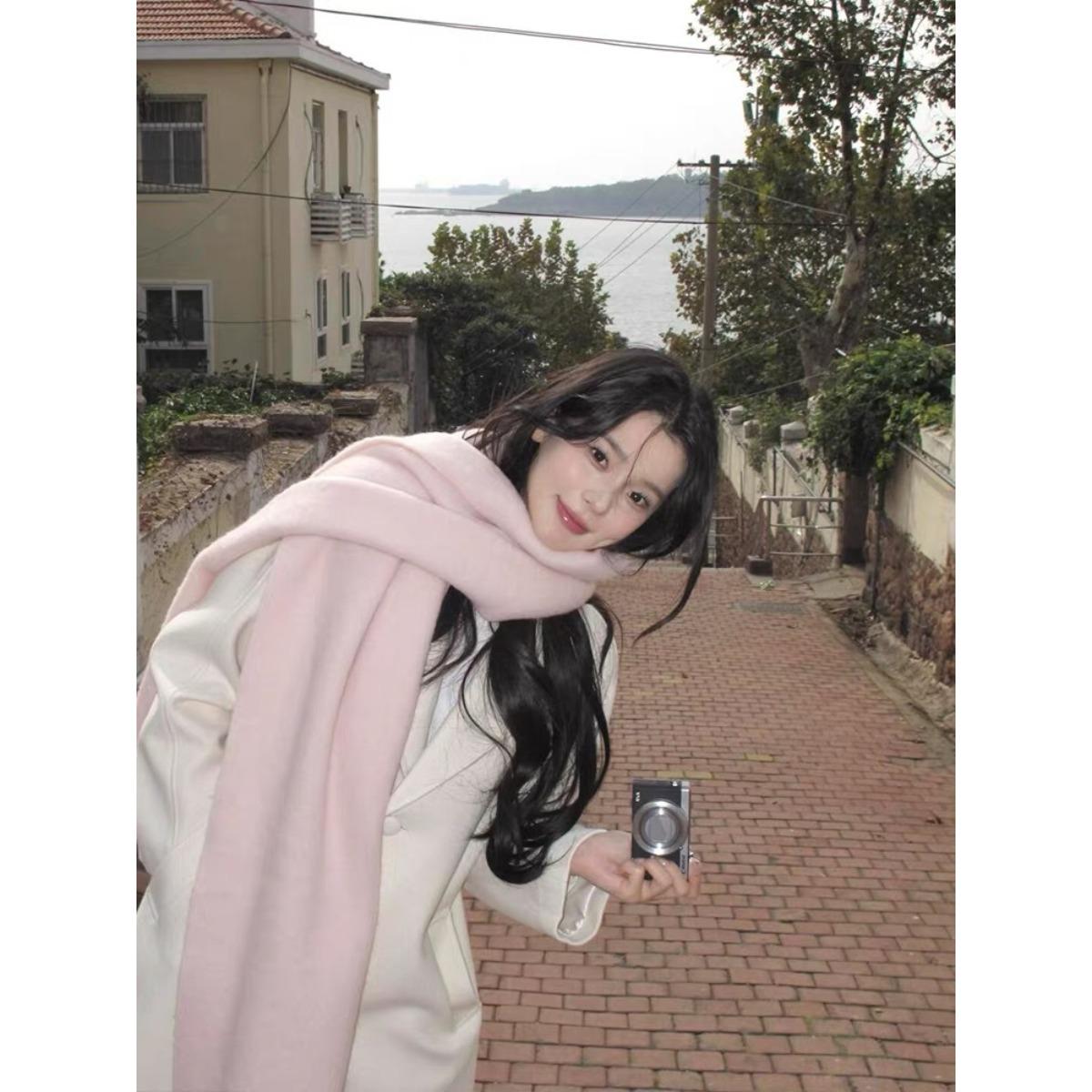 Женский зимний плюшевый длинный шарф с кисточками - Мягкий, теплый, толстый, теплый и ветронепродуваемый шарф, многофункциональный шарф для повседневных прогулок 230*40 розовый
Женский зимний плюшевый длинный шарф с кисточками - Мягкий, теплый, толстый, теплый и ветронепродуваемый шарф, многофункциональный шарф для повседневных прогулок 230*40 розовый