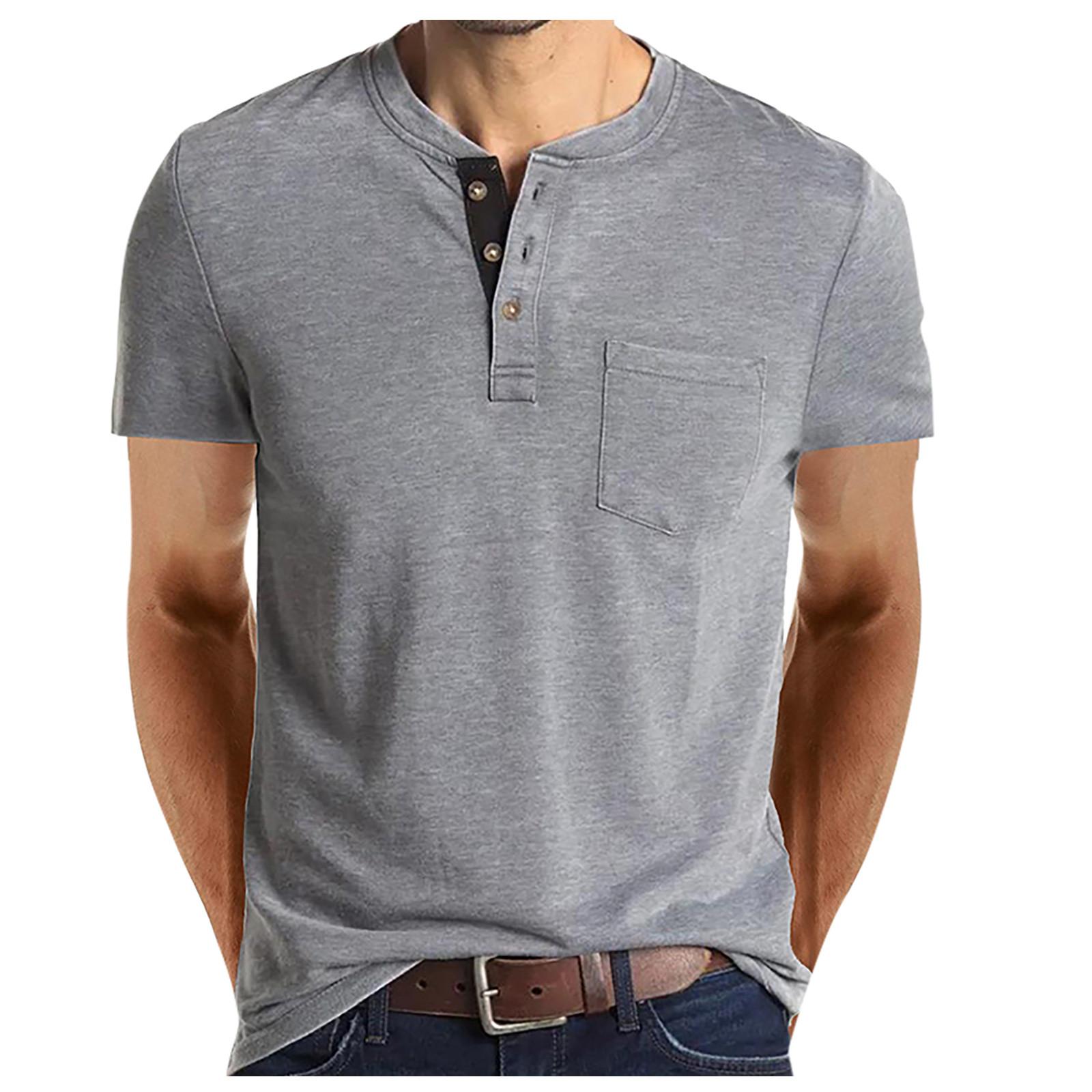 Mens Casual Slim Fit Basic Short Sleeve Fashion T-Shirt Round Neck Summer Top L
Mens Casual Slim Fit Basic Short Sleeve Fashion T-Shirt Round Neck Summer Top L